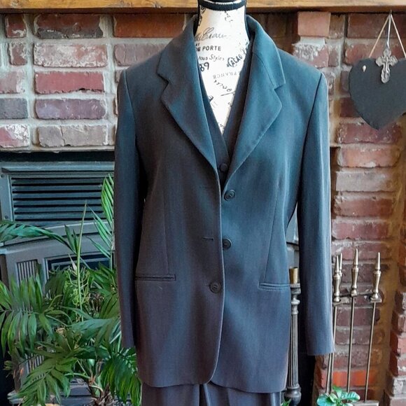 990's Vintage Emporio Armani Jacket and Vest Set - Picture 1 of 9